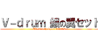 Ｖ－ｄｒｕｍ 銀の翼セット (TD-30 with Speed COBRA)