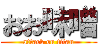 おお味噌 (attack on titan)