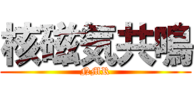 核磁気共鳴 (NMR)