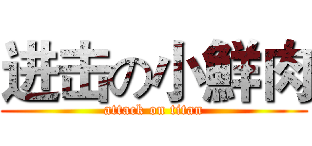 进击の小鮮肉 (attack on titan)