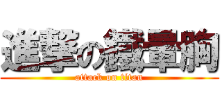 進撃の鐵暈胸 (attack on titan)
