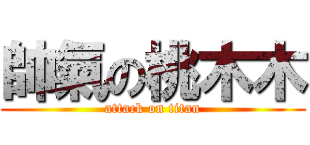 帥氣の桃木木 (attack on titan)