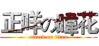 正咩の暐花 (attack on titan)