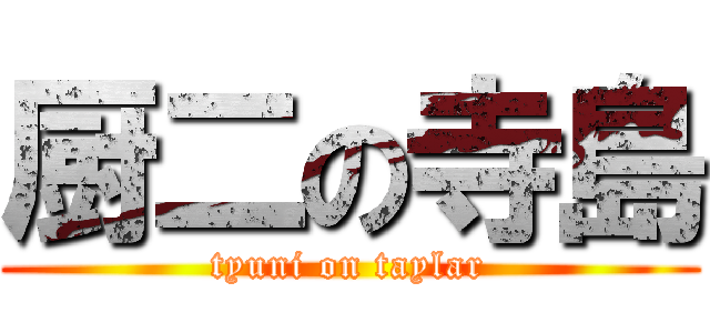 厨二の寺島 (tyuni on taylar)