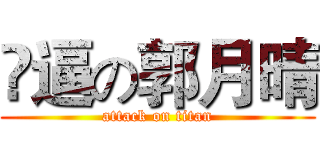 儍逼の郭月晴 (attack on titan)