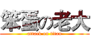 笨蛋の老大 (attack on titan)