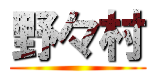 野々村 ()