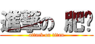 進撃の 肥权 (attack on titan)
