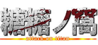 糖糖ノ窩 (attack on titan)