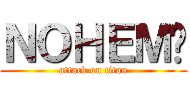 ＮＯＨＥＭÍ (attack on titan)