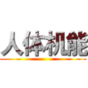 人体机能 ()