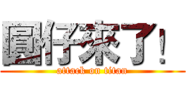 圓仔來了！ (attack on titan)