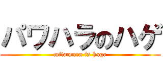 パワハラのハゲ (mitamura is hage)