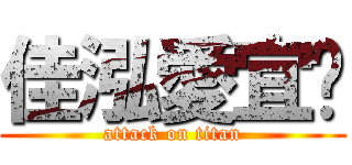 佳泓愛宜婷 (attack on titan)