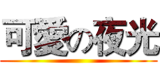 可愛の夜光 ()