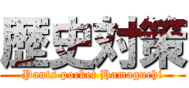 歴史対策 (Pants pocket Hamaguchi)