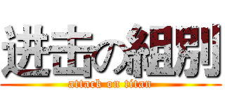 进击の組別 (attack on titan)