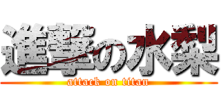 進撃の水梨 (attack on titan)