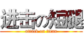 进击の短腿 (attack on titan)