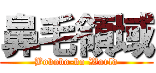 鼻毛領域 (Bobobo-bo World)