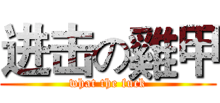 进击の雞甲 (what the fuck)