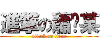 進撃の蕭查某 (attack on titan)