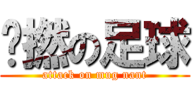 乜撚の足球 (attack on mug nant)
