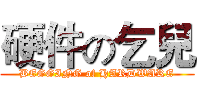 硬件の乞兒 (BEGGING of HARDWARE)