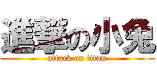 進撃の小兔 (attack on titan)