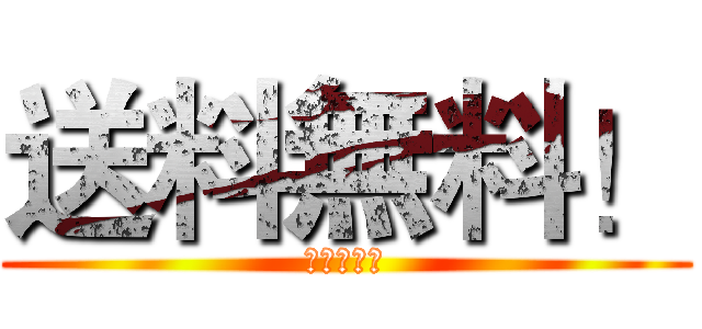 送料無料！ (送料無料！)