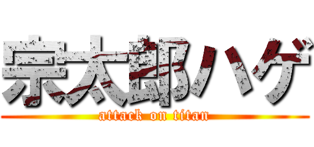 宗太郎ハゲ (attack on titan)