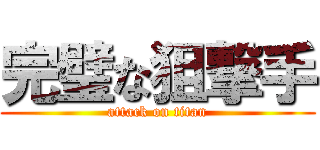 完璧な狙撃手 (attack on titan)