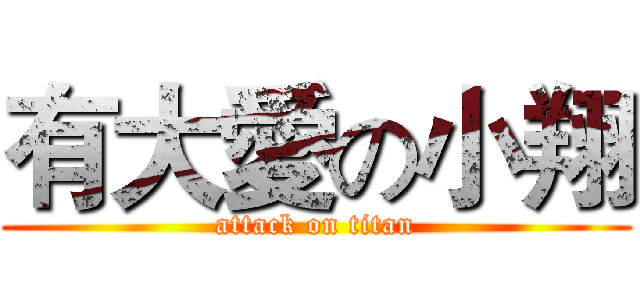 有大愛の小翔 (attack on titan)