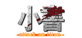 小書 (attack on titan)