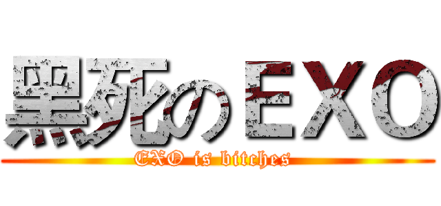 黑死のＥＸＯ (EXO is bitches )