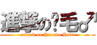 進撃の伪毛♂ (attack on Pseudo Hair)