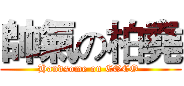 帥氣の柏堯 (Handsome on COCO )