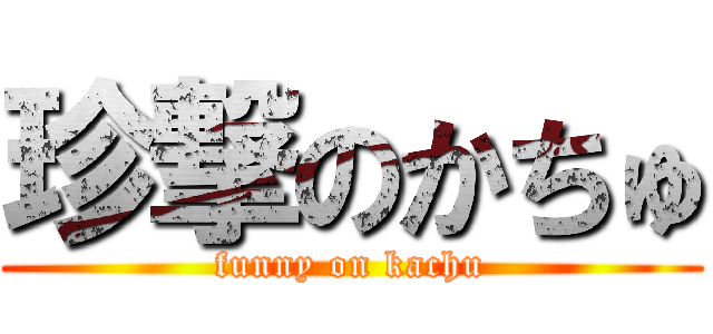 珍撃のかちゅ (funny on kachu)