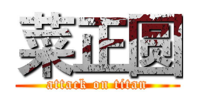 菜正圆 (attack on titan)