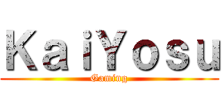 ＫａｉＹｏｓｕ (Gaming)