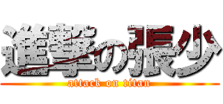 進撃の張少 (attack on titan)