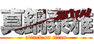 真鍋泰雅 (attack on titan)