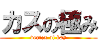 カスの極み (vertex of kas)