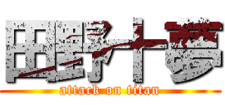 田野十夢 (attack on titan)