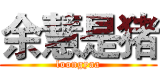 余慧是猪 (loongyaa)