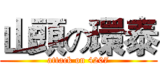 山頭の環泰 (attack on 4207)
