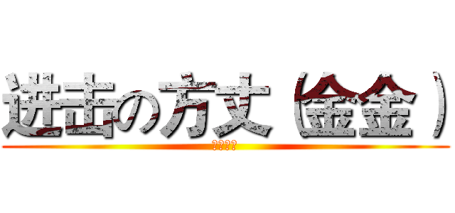 进击の方丈（金金） (勿忘初衷)