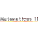 Ｍａｔｅｍａｔｉｃａｓ ＩＩＩ (Tercer Año)