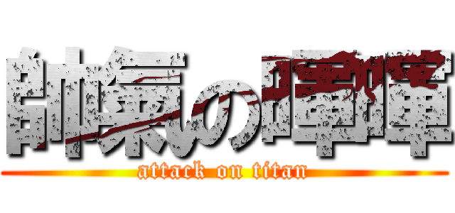 帥氣の暉暉 (attack on titan)