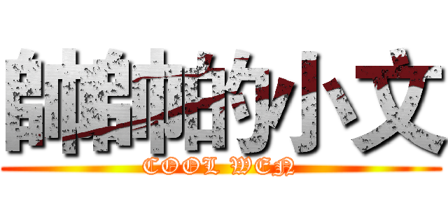 帥帥的小文 (COOL WEN)